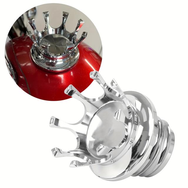 TEMU Cnc Oil Cap For Motorcycle Crown Fuel Tank, Suitable For Softail Touring From 1996 To 2022