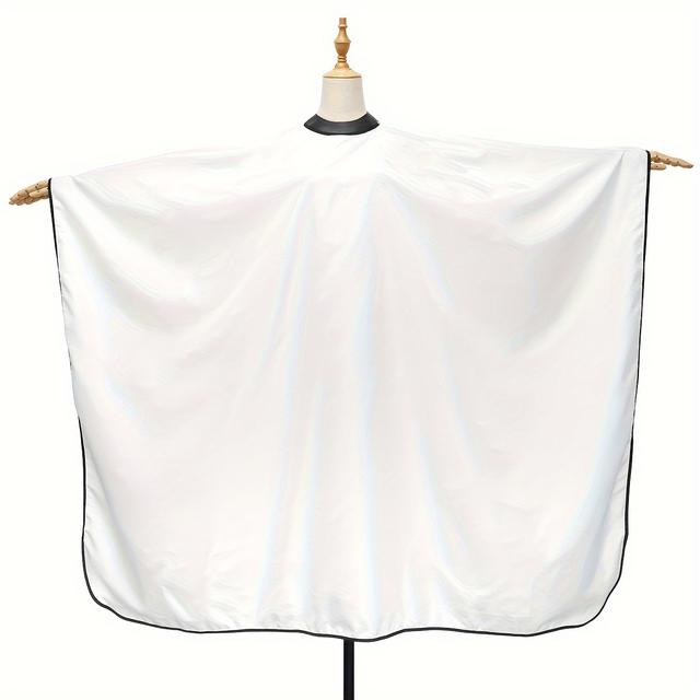 TEMU New -collar Haircut Cape, Made Of Spring Yarn Material, Suitable For Home Or Barber Use As A Haircut Cape Or Haircut Apron