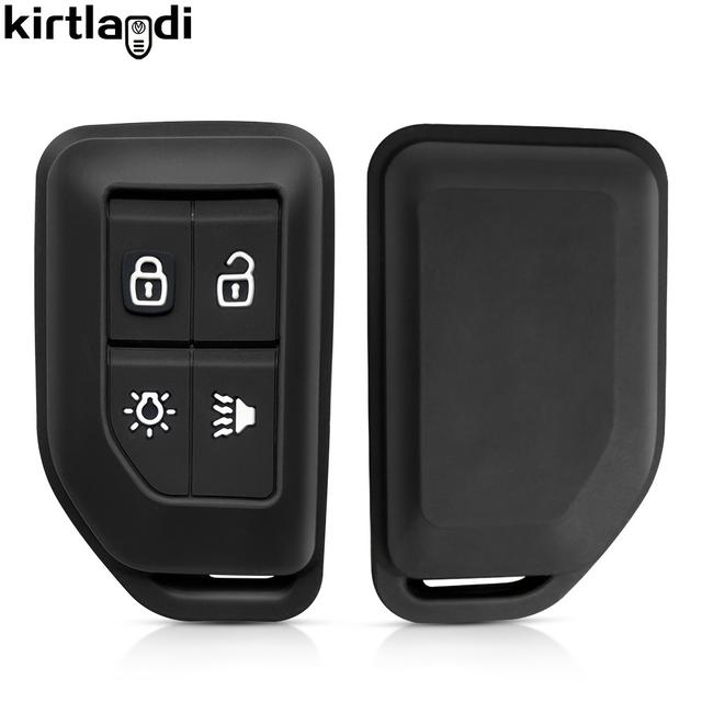 TEMU Silicone Car Remote Key Case Holder Keychain Key Cover For Fm 6 Button Auto Accessories Keyless Shell