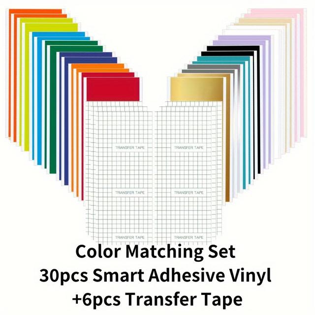 TEMU (5.5x12 Inch) Is Ideal For Use With The Cutter Machine Without A Cutting Pad. It In Colors And Is Designed To Be Used With Auxiliary Transfer Film. This Vinyl Is Perfect For Solid Wood Stickers