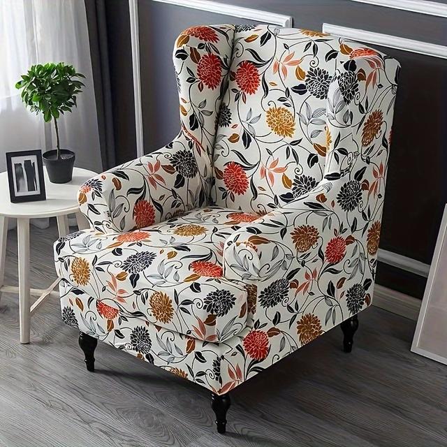 TEMU 2pcs High-elastic Printed Tiger Bench Cover Chair Covers, Soft And Comfortable, Good Protection For Chairs, And, Removable And Washable, Suitable For Bench (150gsm)