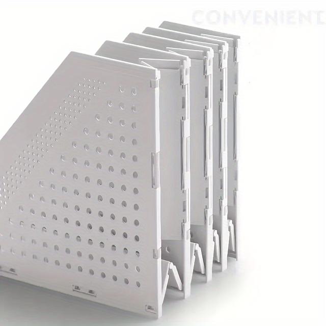 TEMU Retractable 4-compartment Bookshelf File Storage Box: Desk Necessities & Data File Organizer For Office Furniture, School Storage Stationery,gift For Birthday/valentine's Day/new Year,faridabio