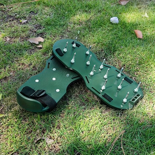TEMU 1 Paire de Chaussures Aérateurs de Pelouse, Chaussures Aérateurs de Pelouse Durables Pour Jardin, Patio Et Outils de Jardinier de Cour Arrière