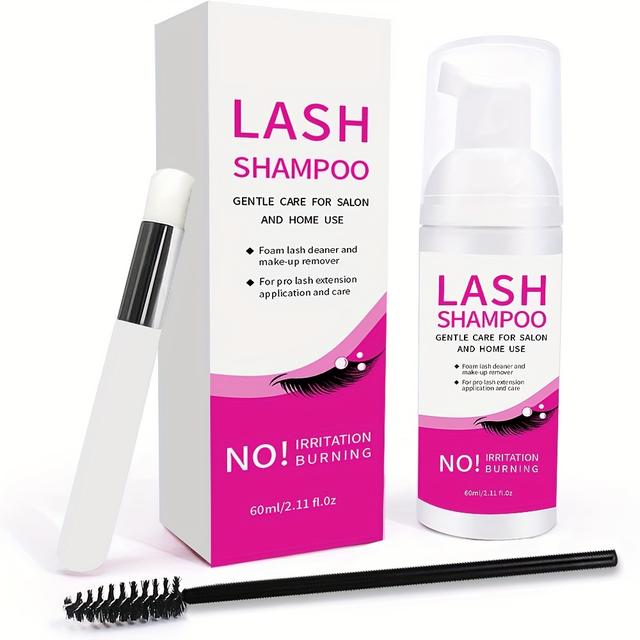 TEMU Eyelash Mousse Easy Makeup Removal Gentle And Clean Non-irritating Special Eye Cleansing Mousse