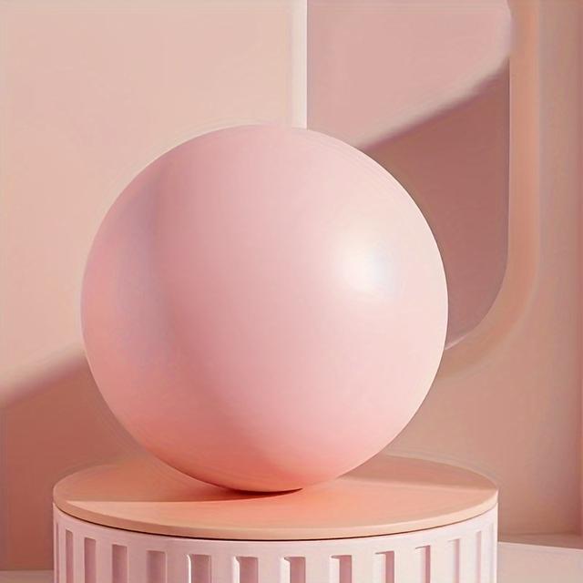 TEMU Premium Thick Pilates Ball - 9.84" Mini Ball For Body Shaping & Sensory Training, Durable Pvc Material