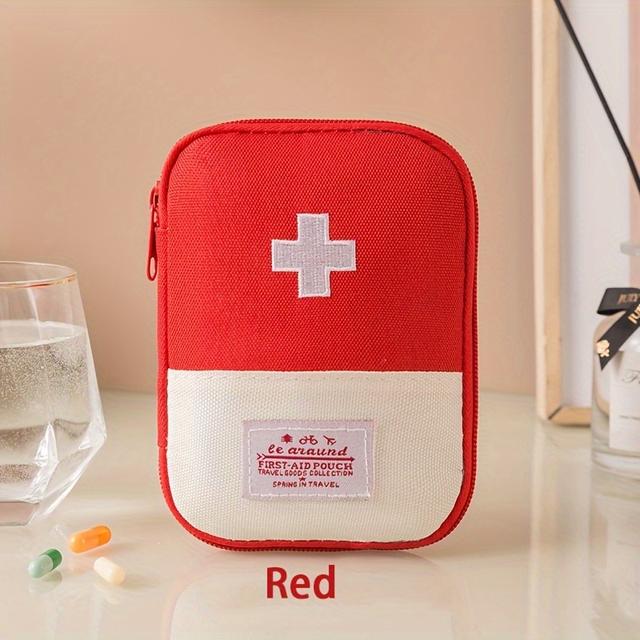 TEMU 1 Carrying Portable Kit, Small Medicine Bag, Emergency Medical Relief Pack For Business Trips And Travel(empty Bag Only) Noodpakket