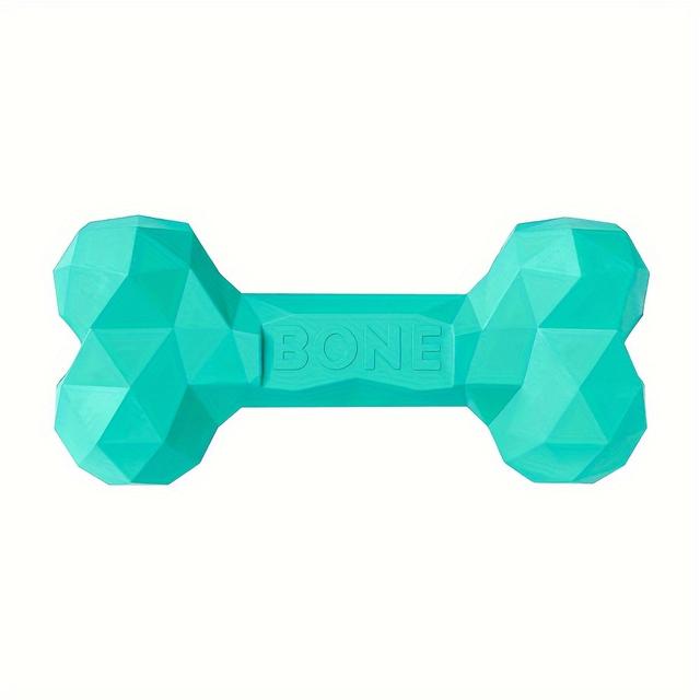 TEMU Juguete masticable para perros de forma de hueso, de goma natural duradera y no tóxica, alimentador para mascotas de tamaños
