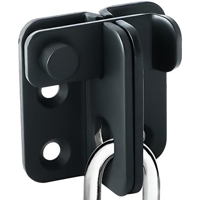 TEMU 1pc Flip Latch Gate Latches Slide Bolt Latch Safety Door Lock Catch For Barn Cabinet Pet Cage Garden Bathroom Garage Window Sliding Door,heavy Duty Stainless Steel Matte Black