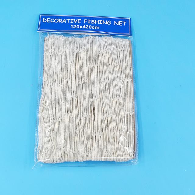 TEMU 1pc Fish Net Decorative Fishnet Decor Mermaid Party Decorations Luau Tropical Nautical Beach Table Cover Decor Mediterranean Style Photographing Decoration Wall Table Decor