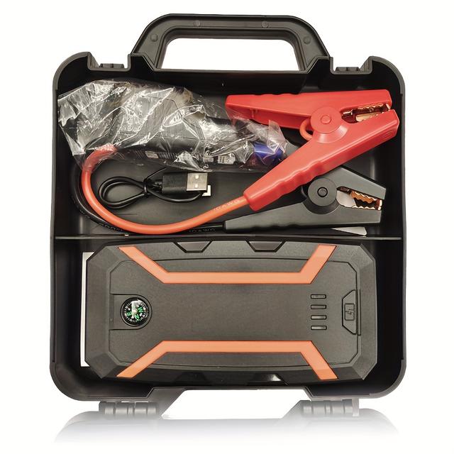 TEMU Портативний аварійний пусковий пристрій для автомобіля 22200Mwh (22.2Wh) забезпечує потужний акумулятор для зарядки