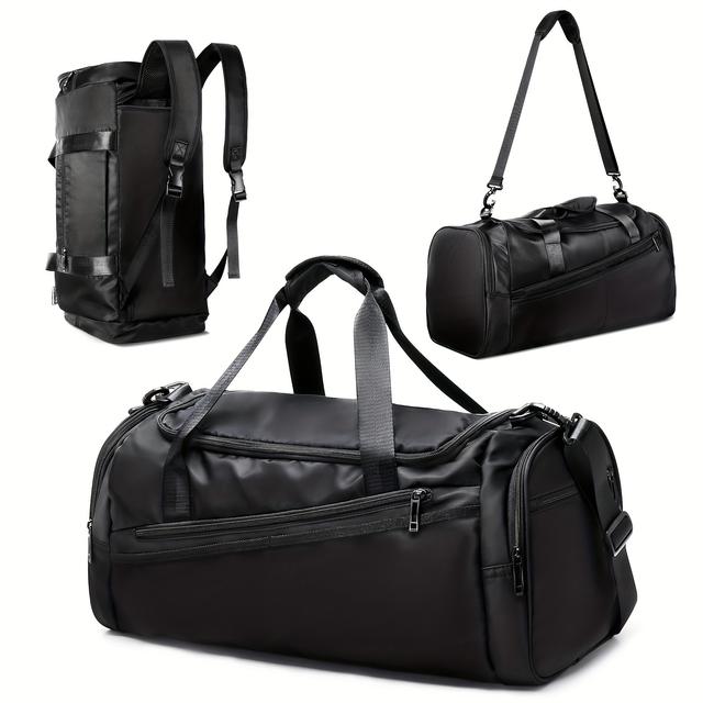 TEMU Handbag Crossbody Bag Backpack Men Women Large Capacity 40l Gym Bag Business Travel Luggage Bag Dry Wet