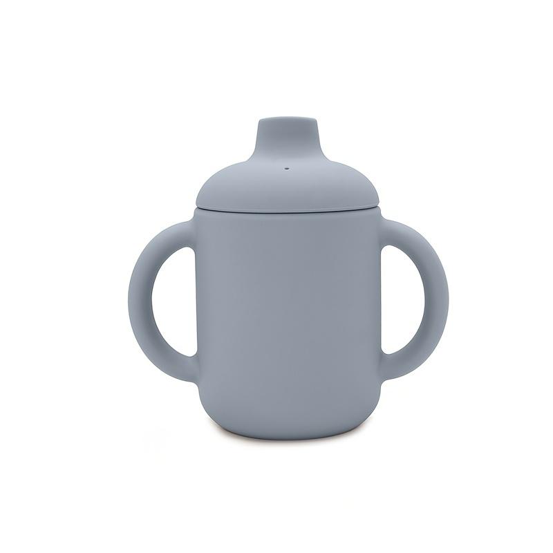 TEMU Silicone , Silicone Water Cup For Babies, Silicone Training Cup, With Twist And Handle | For 6 Months And Older