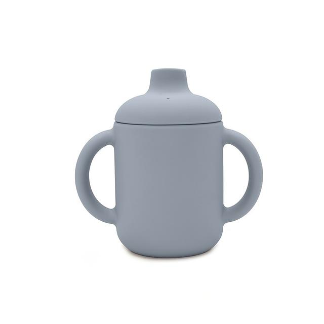 TEMU Silicone , Silicone Water Cup For Babies, Silicone Training Cup, With Twist And Handle | For 6 Months And Older
