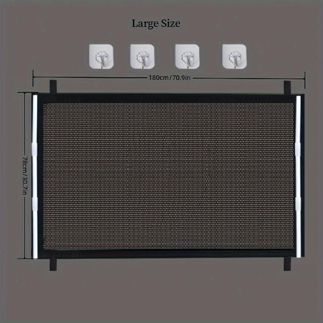 TEMU Portable Mesh Gate For Dogs, Ensures Safety And Security For Pets