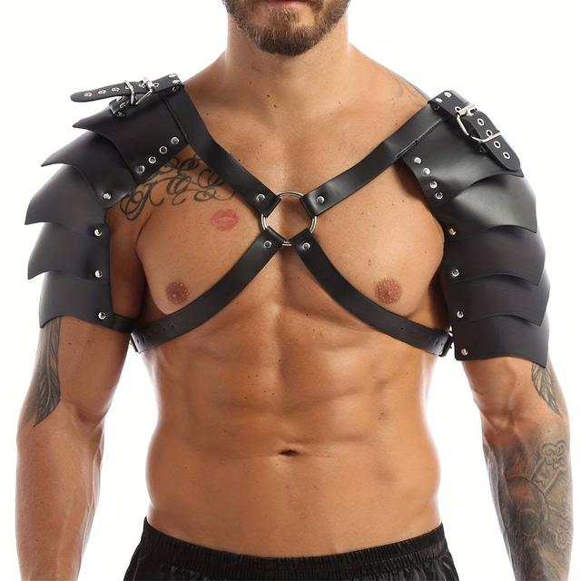 TEMU Correas de de vikingas medievales para hombre, ideales para cosplay de Halloween y accesorios de escenario