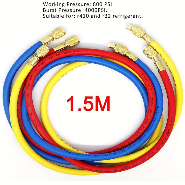 TEMU Gomma per Condizionatore d'Aria R410A con Valore di Pressione 4000psi