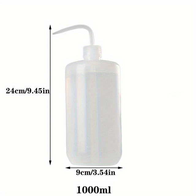 TEMU Easy-squeeze Watering Can Set With Curved Spout - Perfect For Succulents & Potted Plants, Durable Plastic