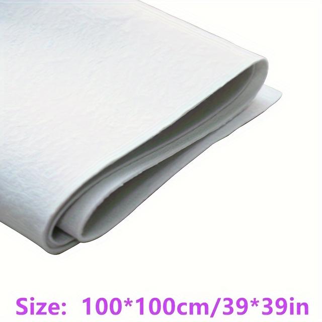 TEMU 1pc 100*100cm/39*39in, 200g Medium Thickness, Single-sided Adhesive Iron-on Interfacing For Sewing Diy Envelope Closures And Bag
