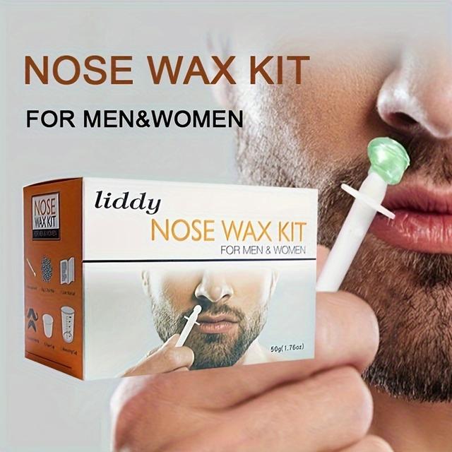 TEMU Professional Nose Wax Kit For Women And Men, Nose Hair Removal Wax Kit, Hair Removal Kit