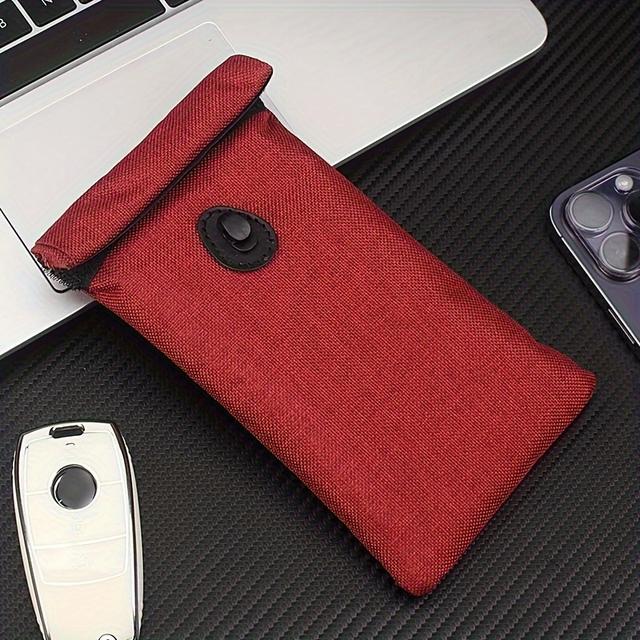 TEMU Pouzdro na telefon: Faradayova taška pro blokování signálu, protizlodějská ochranná taška pro mobilní telefon, RFID ochrana, úložný obal na klíče a FOB