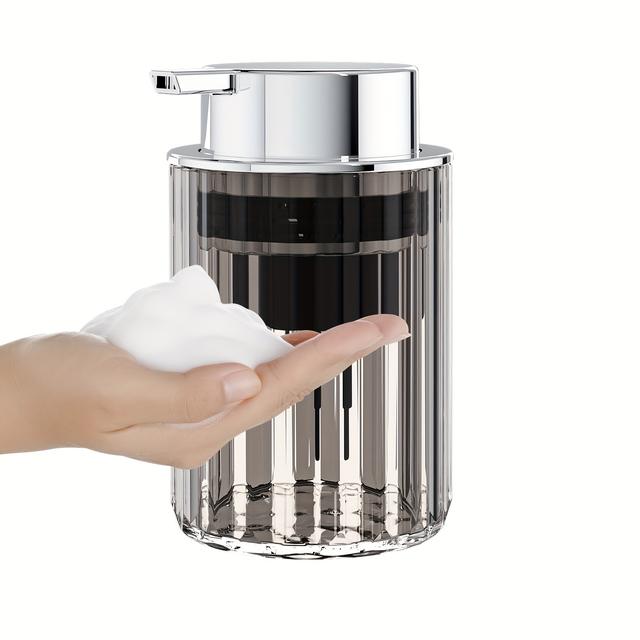 TEMU Large Capacity Dispensing Bottle Press Type Facial Cleanser Foaming Bottle Mousse Bottle