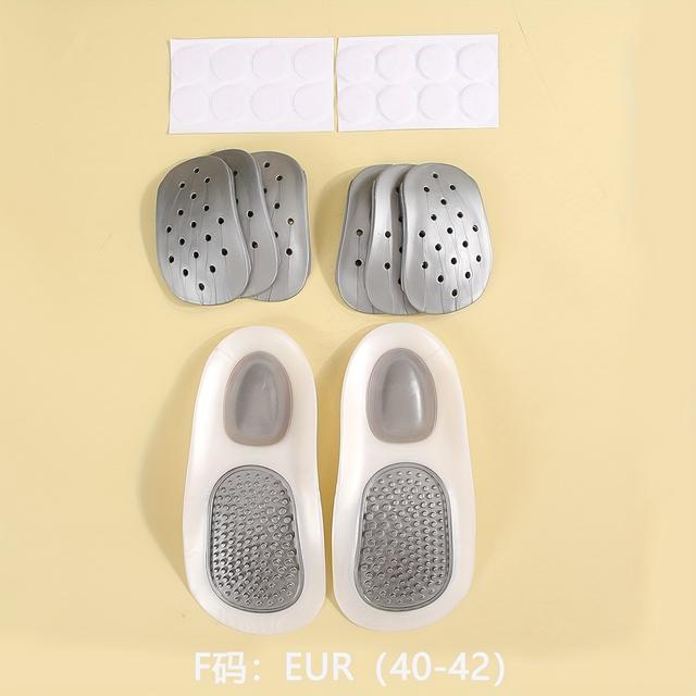 TEMU 1pair Fashion Arch Support Insoles For Flat Foot, Suitable For Men And Women