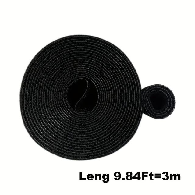 TEMU Double-sided Hook And Loop Strap, Cable Tie, Hook And Loop Tape For Fastening, Storage, And Organization
