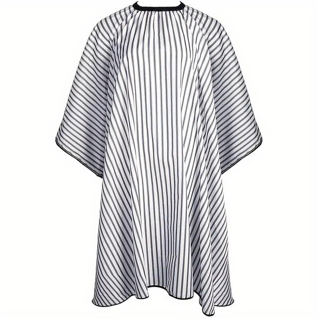 TEMU Unisexowa peleryna fryzjerska zaprojektowana z materiału nieprzywierającego i antystatycznego. Ta regulowana farta idealnie nadaje się do stylizacji i farbowania włosów w luksusowych salonach.