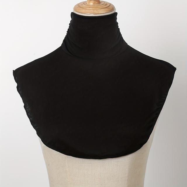 TEMU 1/2 Stück Damen Stilvolles Plissee-Modell mit Kragenaufschlag, Modal, Uni-Farbenes Basis-Shirt