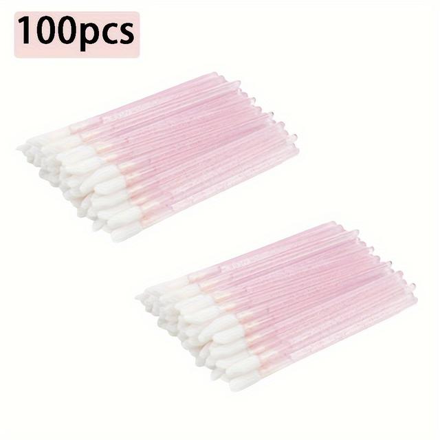 TEMU /300ks Křišťálový Prášek Tyčinka Štětec na Řasy Štětec na Rty Štětec na Oční Linky Aplikátor na Maskaru Nástroj pro Krásu Řas