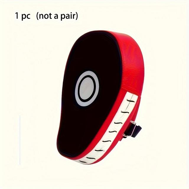 TEMU 1pc Professional Boxing Impact Pu Curved Hand - Shock Absorbing Training Hand Pad - Training Pad For Karate Boxing Muay Thai Or Sports