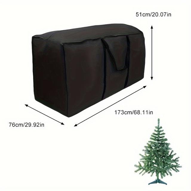 TEMU Almacenamiento para árbol de Navidad, Almacenamiento plegable para decoración de fiestas de regalos para árboles de Navidad