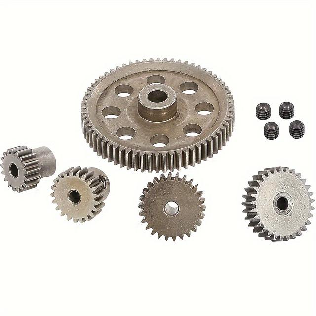 TEMU Epinon 11184 Steel Differential Main Metal Spur Gear 64t 17t 21t 26t 29t Rc Replacement Parts For Volcano Epx Hsp 1/10 Monster Truck Brontosaurus 94111