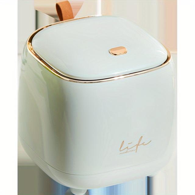 TEMU Neuer Leichter Luxus-Schreibtischmülleimer Aufbewahrungsbehälter