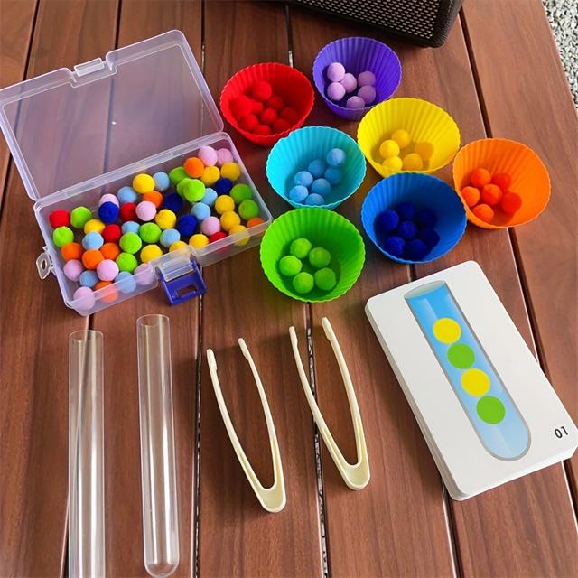 TEMU A Set Of Math Teaching Aids: Baby Number Recognition Matching Puzzle, Educational Bead Maze, Children's Fine Motor Skills Toy, Halloween And Christmas Gift