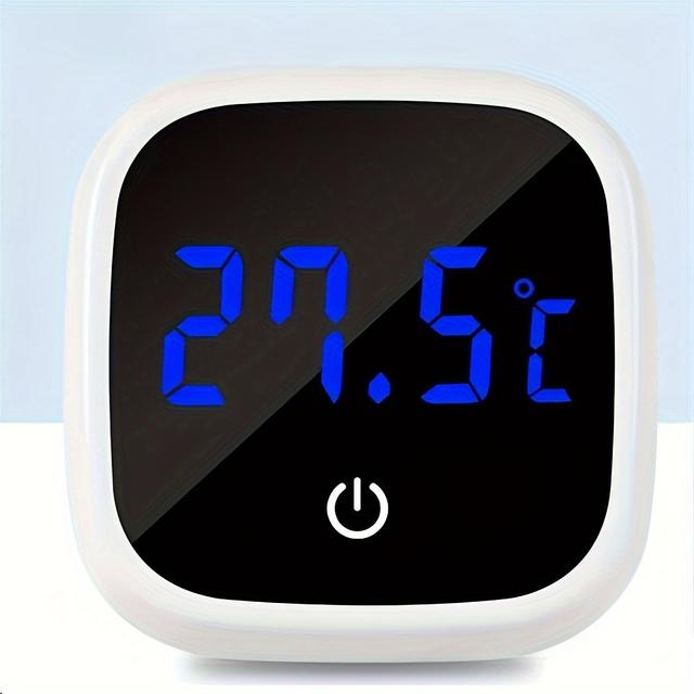 TEMU Fish Tank Digital Thermometer Tank Thermometer Aquarium Temperature Measurement Suitable For Fish, Axolotl, Turtle Or Aquatic