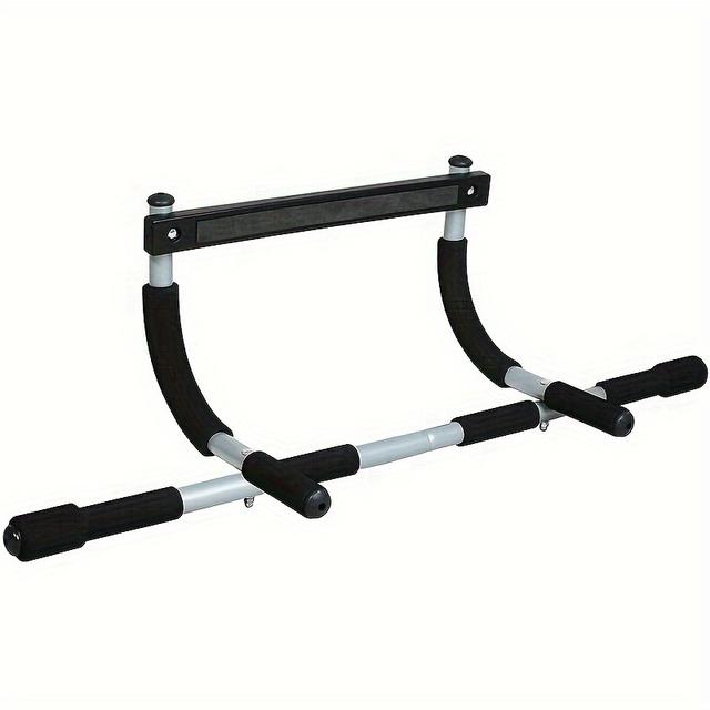 TEMU Stainless Steel Pull-up Bar - , No-drill Wall Mount, Capacity, Detachable & Multi-functional For Home Gym Fitness Training