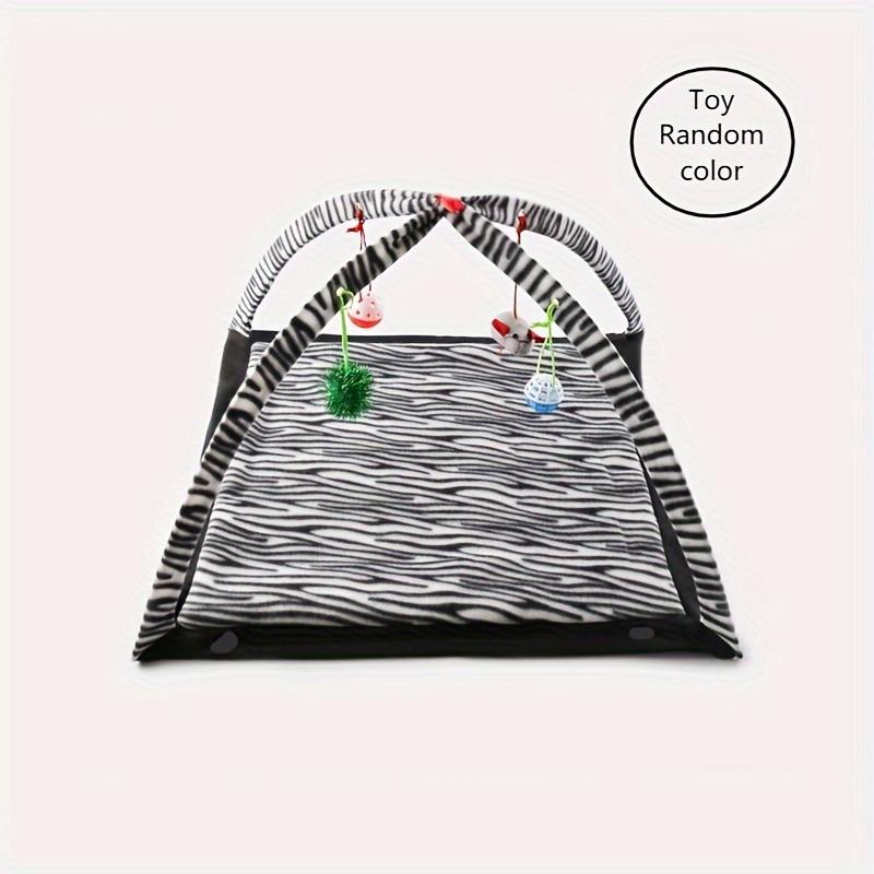 TEMU Interactive Cat Activity With Swing, Sisal Scratching Post, Hanging & Rolling Ball - Rocking Mat For Play Suitable For Cats And Kittens