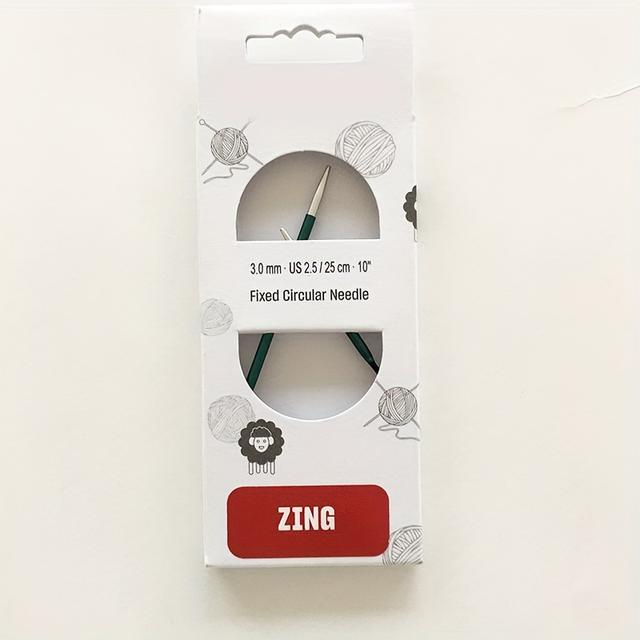 TEMU 25 Cm Fixed Circular Knitting Needles For Socks Or Sleeves