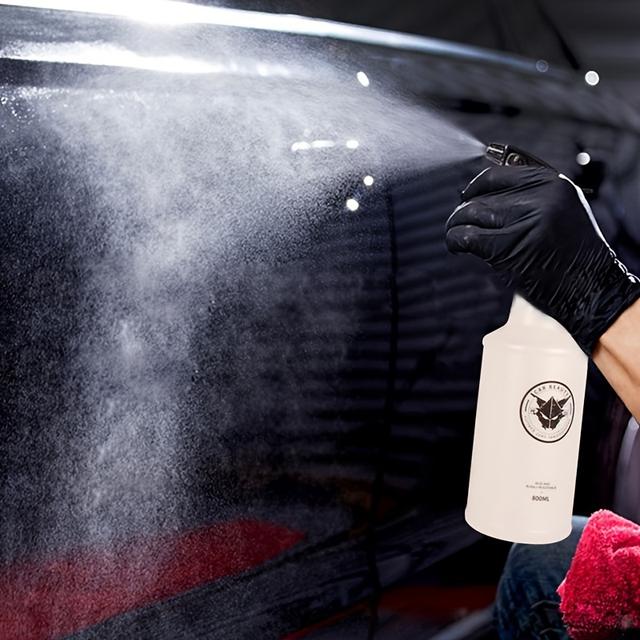 TEMU 1pc Ultra- Mist Cylindrical Spray Bottle Car Detailing Spray Bottle Hdpe Chemical Resistant Spray