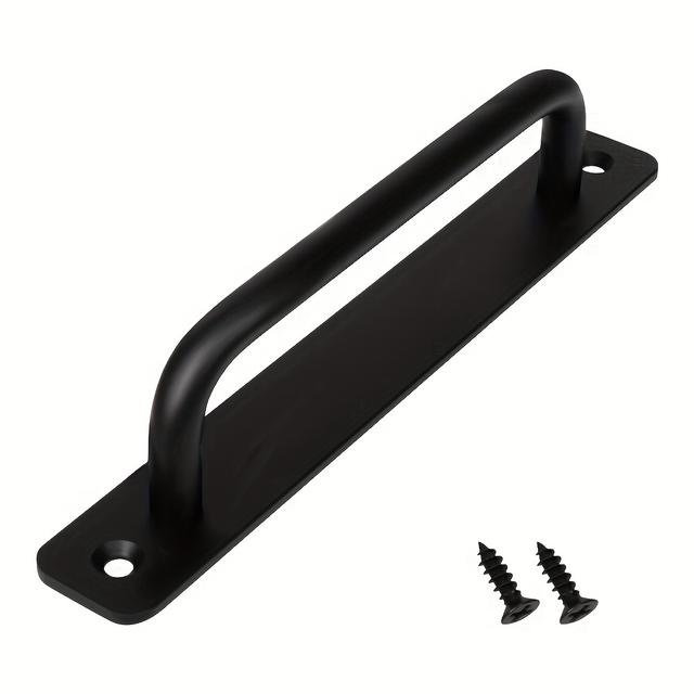 TEMU Surface-mounted Handles For Sliding Doors, Wooden Balcony Doors, Barn Door Handles, And Aluminum Alloy Pull Handles That No Drilling