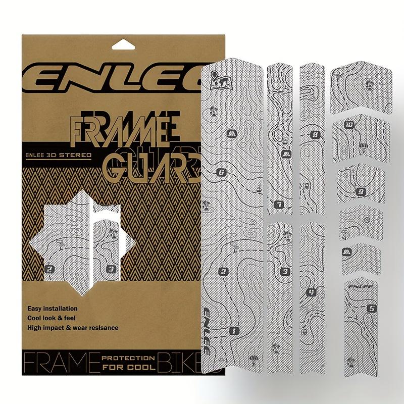 TEMU Enlee Bike Frame Protection Tape, Thickened Pvc Mountain Protective Stickers Decals, Bicycle Anti