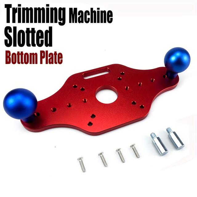 TEMU Multifunktionale Trimmmaschine Bodenplatte, Elektrische Holzfräseinrichtungsplatte, Kleine Käfigmaschine Geschlitzte Bodenplatte, Holzbearbeitungswerkzeuge