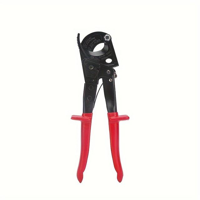 TEMU Wx-325 Heavy-duty Ratchet Cable - Ideal For Aluminum & Copper Wires Up To 240mm², Multi- Compatible, Carbon Steel Construction, Essential Electrician's Tool
