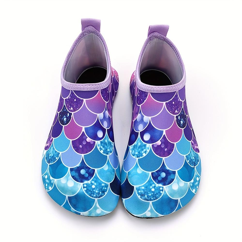 TEMU Sommeraktivitäten für die ganze Familie: Aqua-Schuhe mit Fischschuppenmuster für Eltern und Kinder!