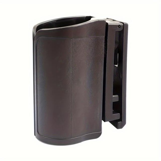 TEMU 1 szt. Uchwyt na spray Duty OC, wykonany z polimeru, otwarta torba na kanister Mace, w kolorze czarnym