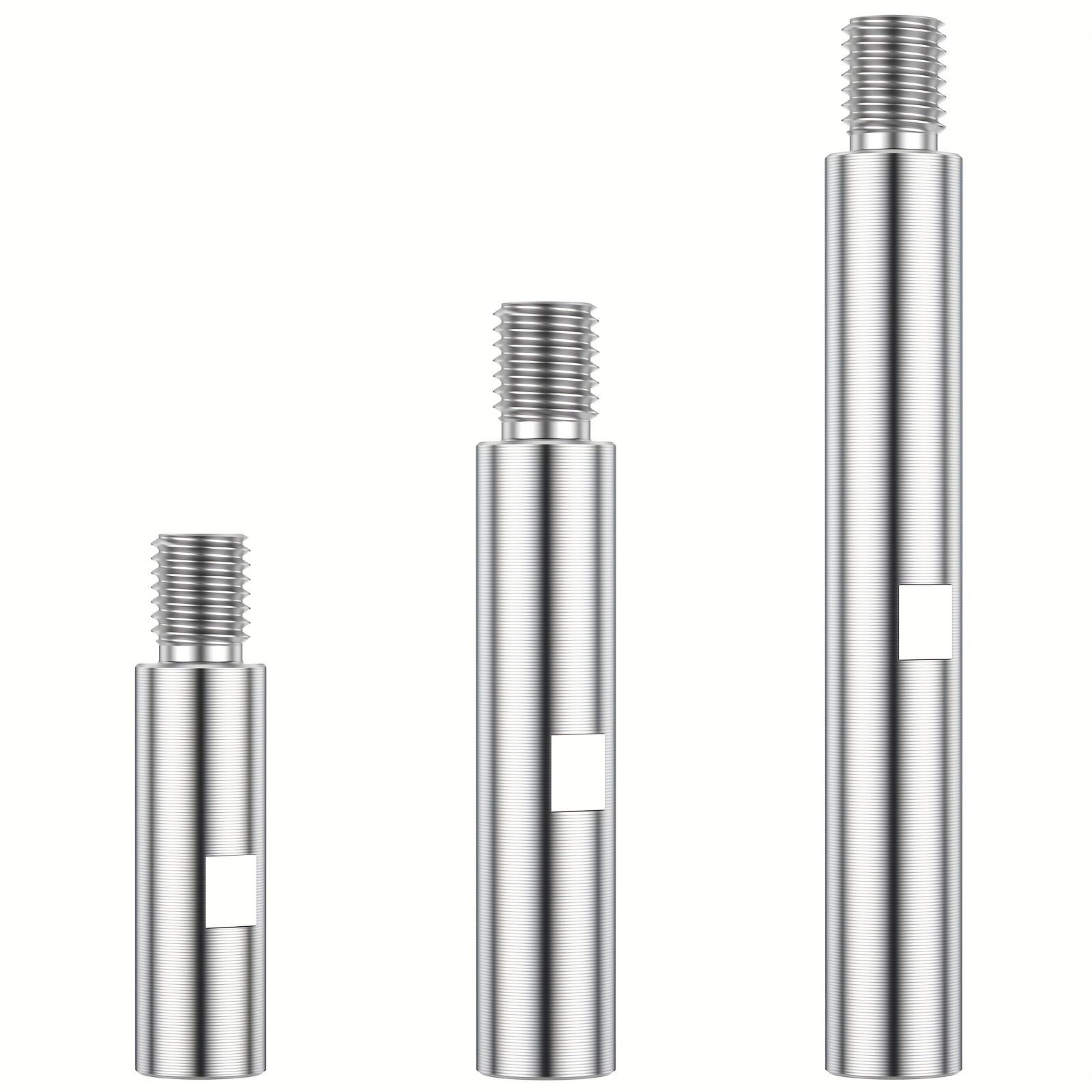 TEMU 3pcs Angle Grinder Extension Rod 3/4/5.5 Inch M14 Angle Grinder Extension Shaft Rotary Angle Grinder Lengthen Connecting Rod For Polisher Grinding Machine