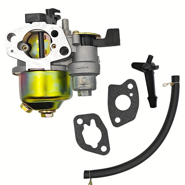 TEMU 5pcs/ 1set 168f Carburetor With Cup For 5.5hp Gx200 6.5 170f Gasoline Engine Generator Carb With Gasket Kit Fuel Pipe Lawn Mover Spare Parts, Carburetor, Motorcycle Carburetor