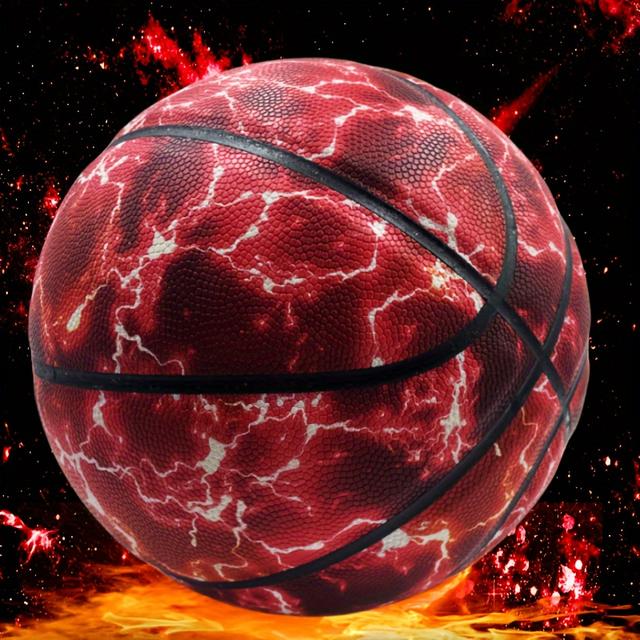 TEMU Série de basket-ball Youth Red Lightning - Matériau TPU , unique