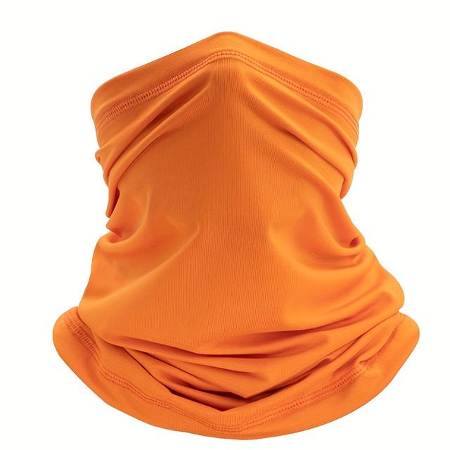 TEMU Breathable Polyester Neck Gaiter Bandana Sports Face Mask - Adjustable Head Cover For Motorcycle Riding, Cycling & Outdoor Activities, Motorcycle Riding Gear, Design